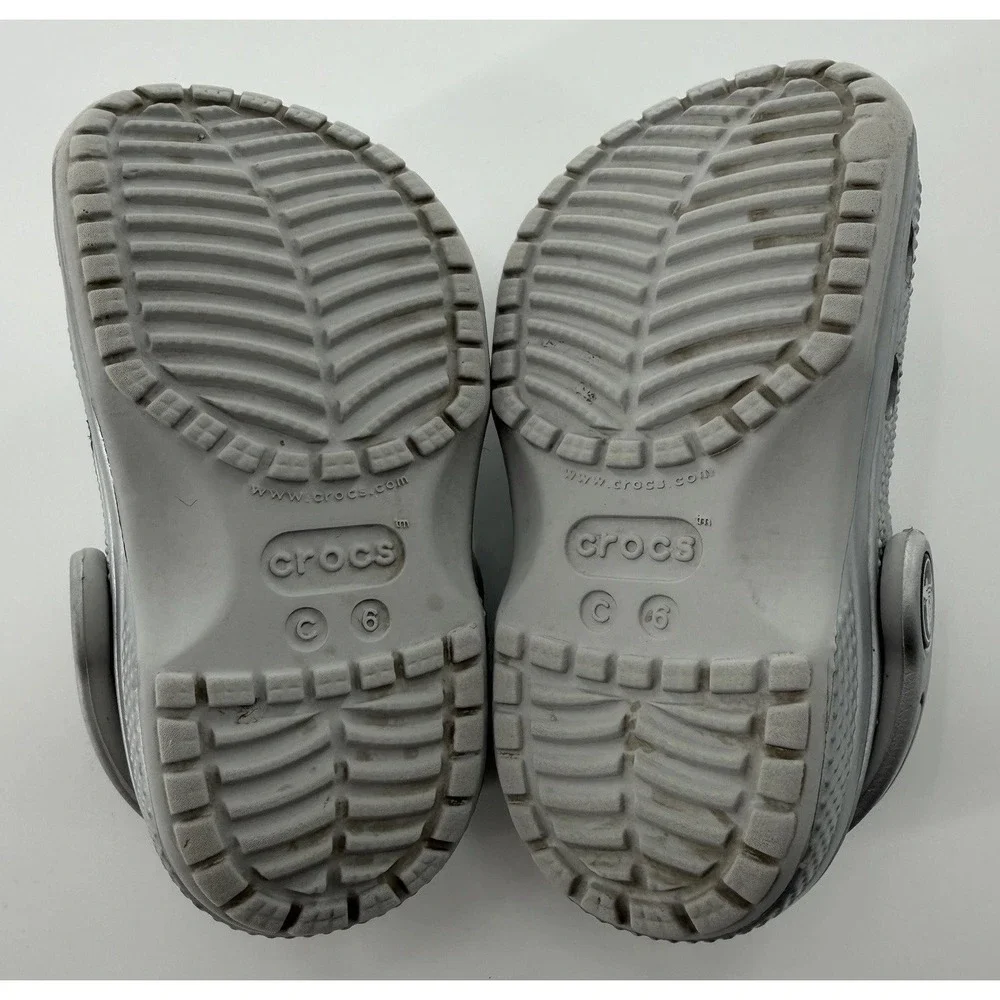 CROCS metallic silver